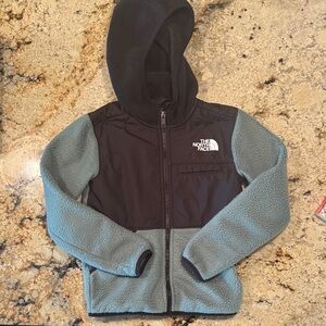 The North Face Kids' Black and Gray Hoodie